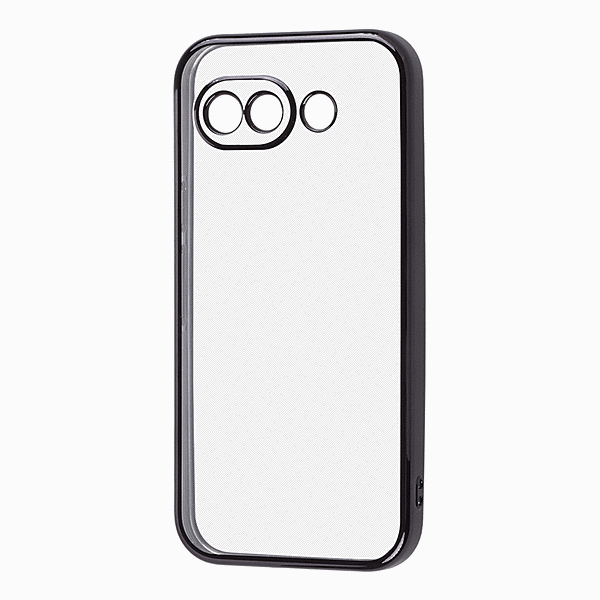 ソフトケース 精密設計 フレームメッキ ブラック