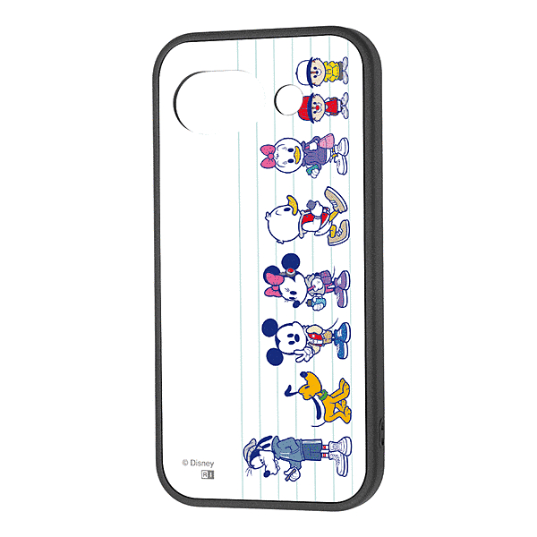 ハイブリッドケース ミッキー&フレンズ_背比べ
