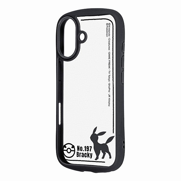 ハイブリッドケース ポケットモンスター/ブラッキー_シルエット