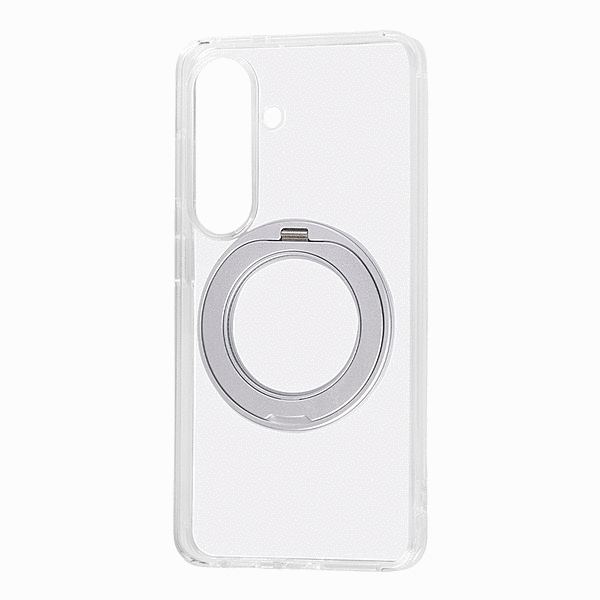 ハイブリッド タフケース 5H リング付き+MagSafe クリア