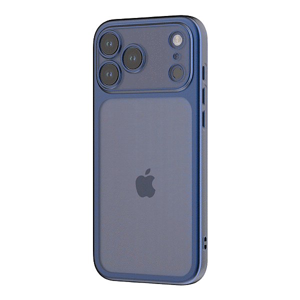 ソフト 精密設計 一体感 マット メタル/ディープブルー