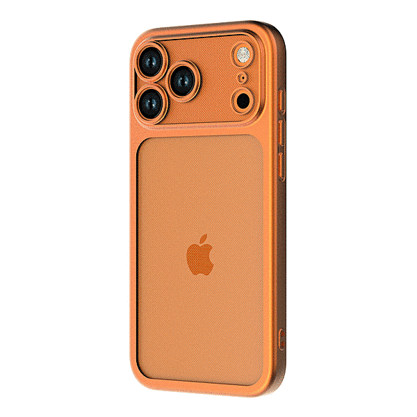 ソフト 精密設計 一体感 マット メタル/オレンジ