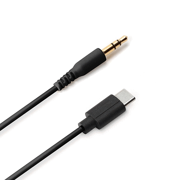 USB-C オーディオケーブル 2m/ブラック