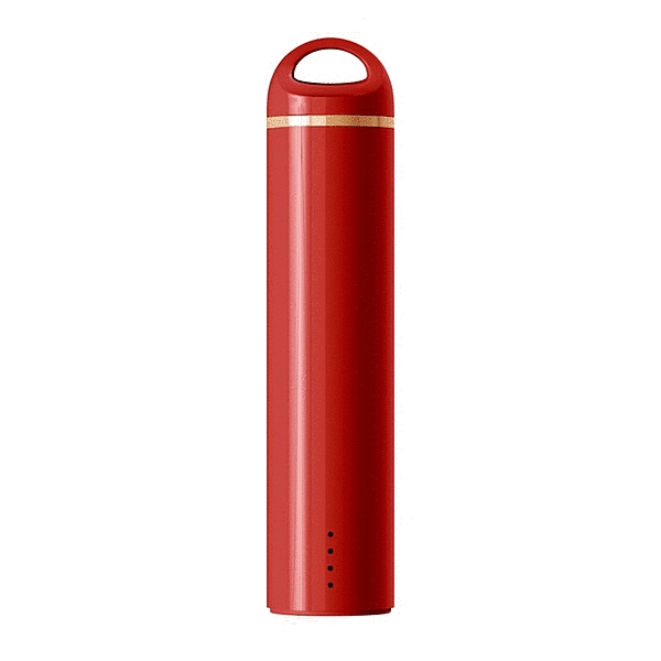 スティック型モバイルバッテリー 3000mAh/レッド