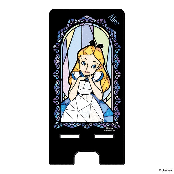 ステンドグラス調 スマートフォン スタンド アリス