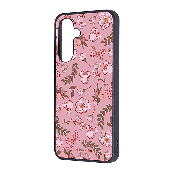 maru 衝撃吸収 バンパー ハイブリッドケース/ミニーマウス_サクラピンク