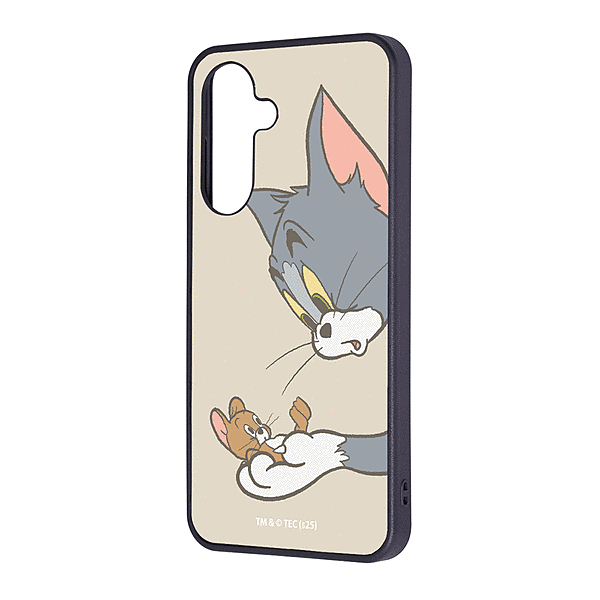 maru 衝撃吸収 バンパー ハイブリッドケース/トムとジェリー_キャッチ