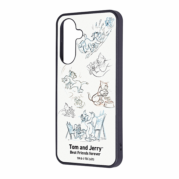 maru 衝撃吸収 バンパー ハイブリッドケース/トムとジェリー_ヴィンテージ