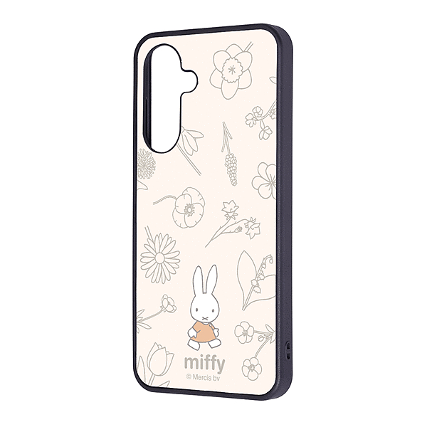 maru 衝撃吸収 バンパー ハイブリッドケース/ミッフィー_フラワー