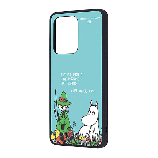 maru 衝撃吸収 バンパー ハイブリッドケース/ムーミン&スナフキン