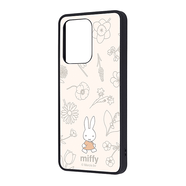 maru 衝撃吸収 バンパー ハイブリッドケース/ミッフィー_フラワー