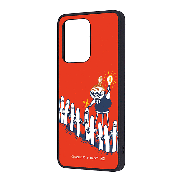 maru 衝撃吸収 バンパー ハイブリッドケース/リトルミイとニョロニョロ