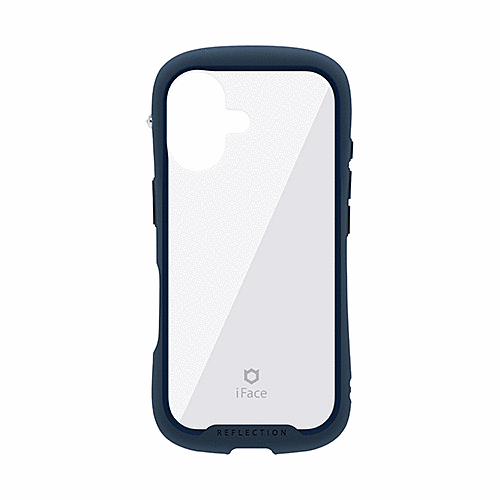強化ガラスクリアケース(ネイビー)