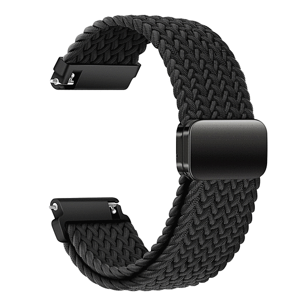 スマートウォッチ 交換バンド 20mm ブラック