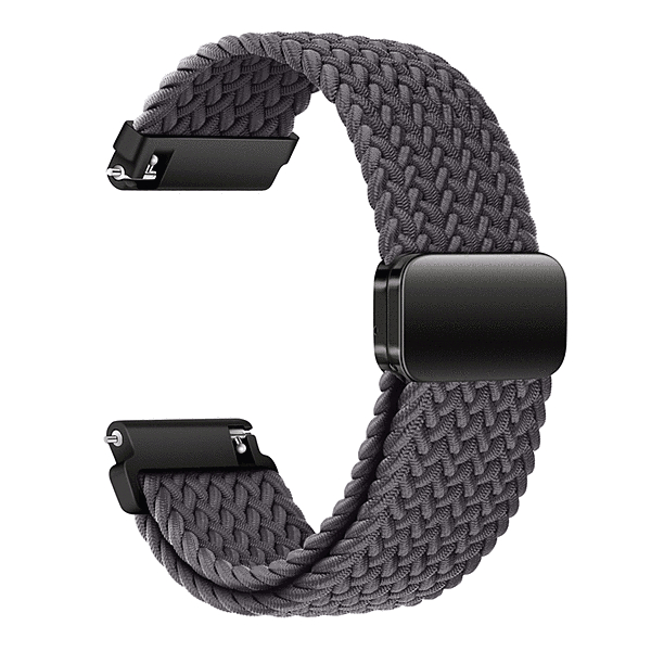 スマートウォッチ 交換バンド 20mm チャコール