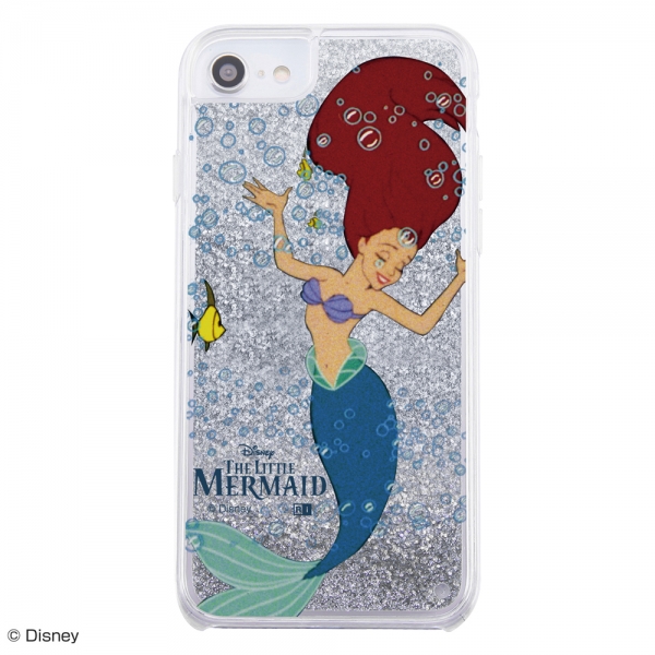 ラメ グリッターケース/リトル・マーメイド/spark joy