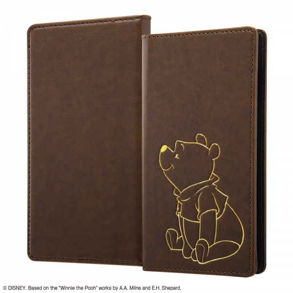 手帳型ケース FLEX ホットスタンプ S/くまのプーさん