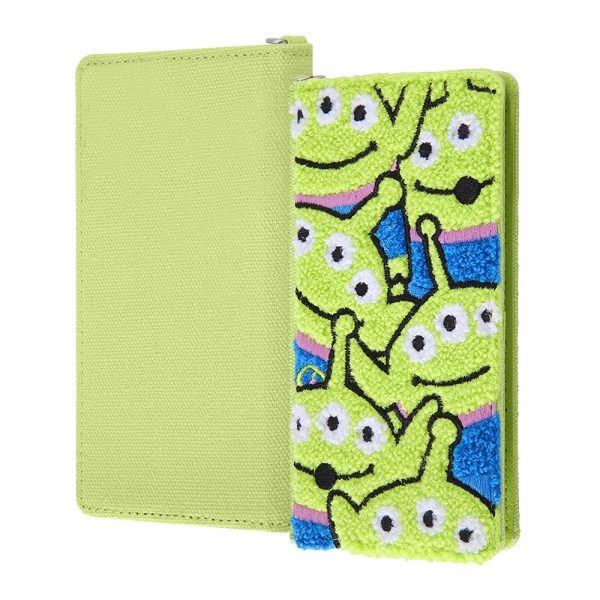 手帳型ケース FLEX サガラ刺繍 SS/トイ・ストーリー/エイリアン