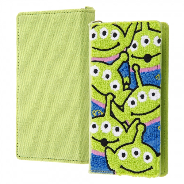 手帳型ケース FLEX サガラ刺繍 S/トイ・ストーリー/エイリアン