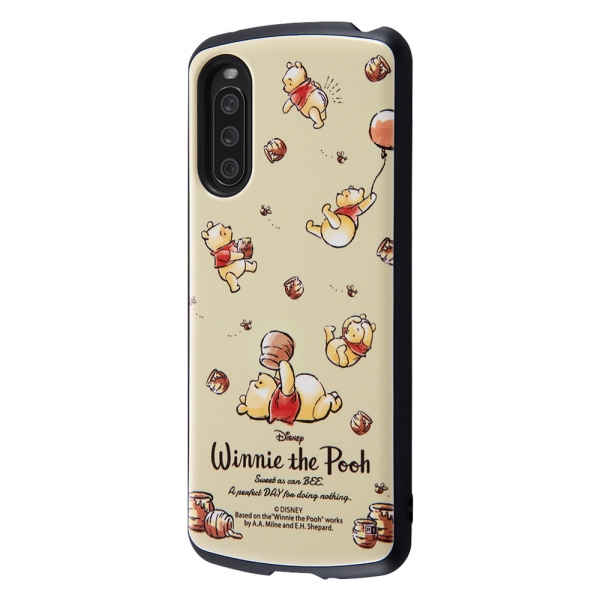保護ケース MiA 衝撃吸収 バンパー ハイブリッドケース/くまのプーさん/プーさんとはちみつ