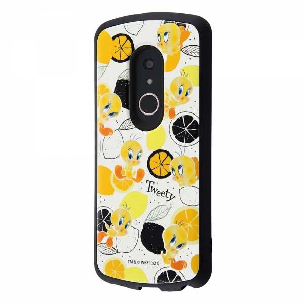 保護ケース MiA 衝撃吸収 バンパー ハイブリッドケース/ルーニー・テューンズ/トゥイーティー_総柄