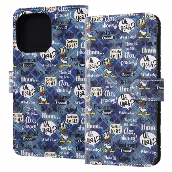 手帳型アートケース マグネット/ドナルドダック_001