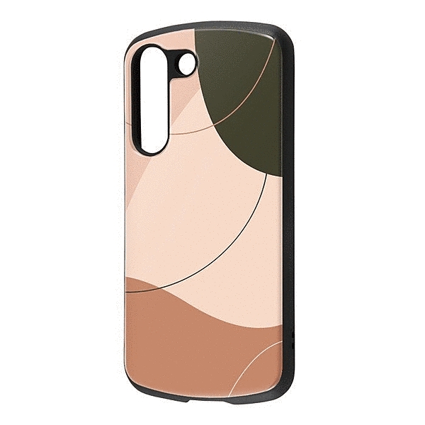 保護ケース MiA 衝撃吸収 バンパー ハイブリッドケース/MiA-collection/モダン/ブラウン