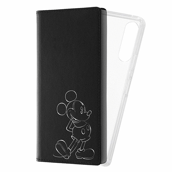 手帳型ケース FLEX ホットスタンプ/ミッキーマウス