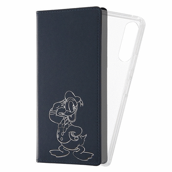 手帳型 FLEX CASE ホットスタンプ/ドナルドダック
