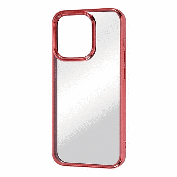 TPUソフトケース META Frame/レッド