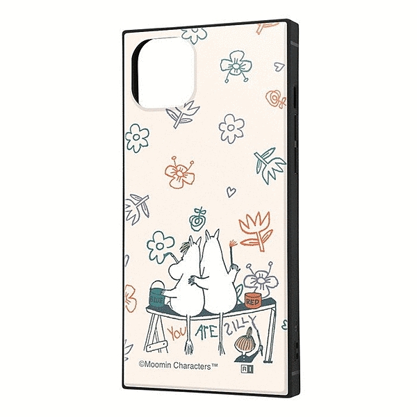 耐衝撃ハイブリッドケース KAKU/ムーミン/ムーミン達のお絵描き