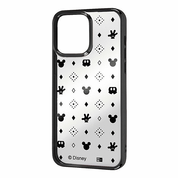 TPUソフトケース META/ミッキーマウス総柄_メタリック