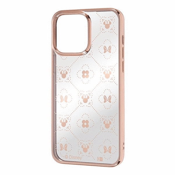 TPUソフトケース META/ミニーマウス総柄_メタリック