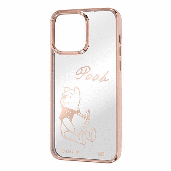 TPUソフトケース META/くまのプーさん_メタリック