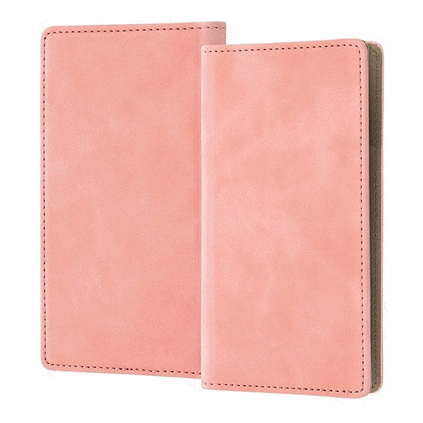 手帳型ケース FLEX むら染めレザー S/ピンク