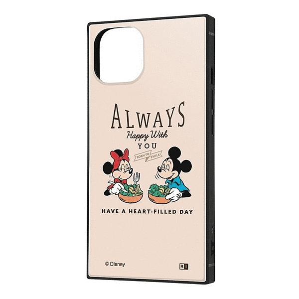 耐衝撃ハイブリッドケース KAKU/ミッキーフレンズ/アースデイ_サラダ