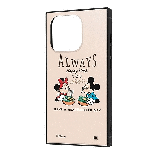 耐衝撃ハイブリッドケース KAKU/ミッキーフレンズ/アースデイ_サラダ