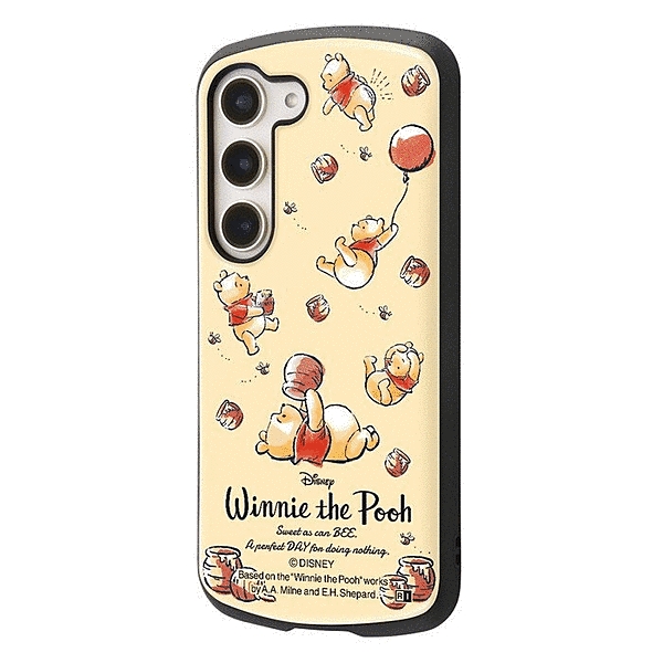 保護ケース MiA 衝撃吸収 バンパー ハイブリッドケース/くまのプーさん/プーさんとはちみつ