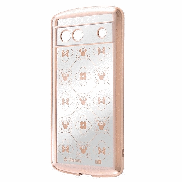 TPUソフトケース METAMORU/ミニーマウス総柄_メタリック