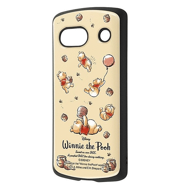 保護ケース MiA 衝撃吸収 バンパー ハイブリッドケース/くまのプーさん/プーさんとはちみつ