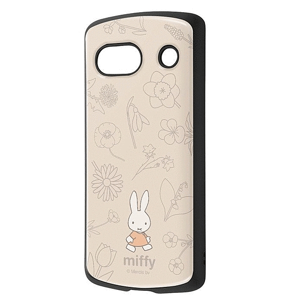 保護ケース MiA 衝撃吸収 バンパー ハイブリッドケース/ミッフィー/フラワー
