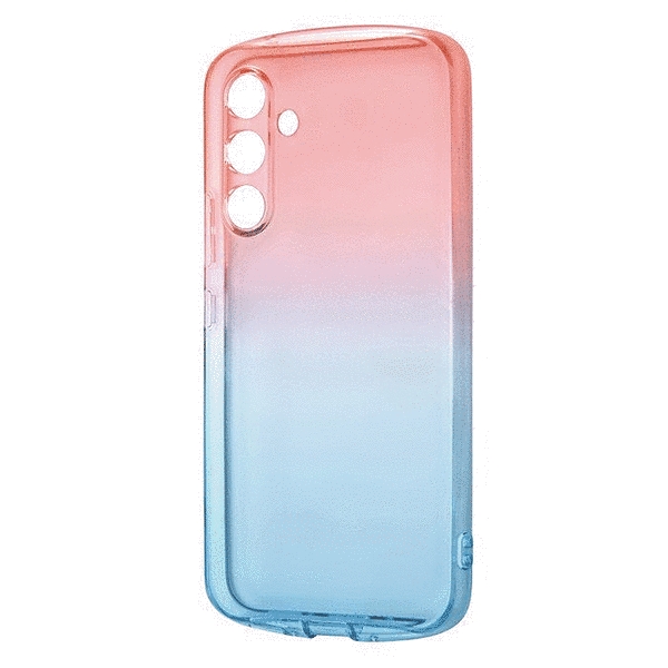 耐衝撃 TPUソフト グラデーション GREA/レッド/ブルー