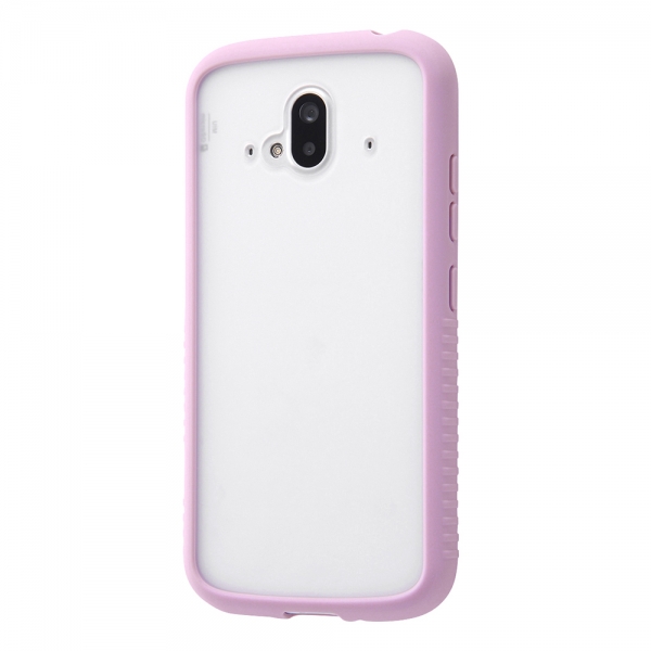 マットハイブリッドケース SHEER/シアーホワイト/ラベンダー
