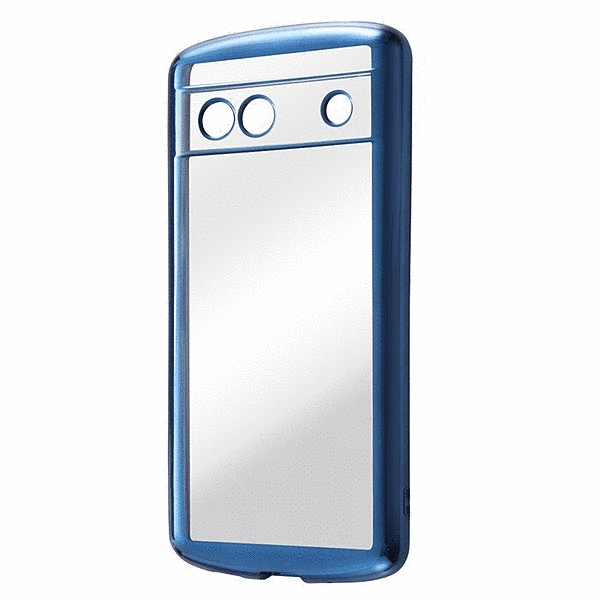 耐衝撃 TPUソフトケース METAMORU/ブルー