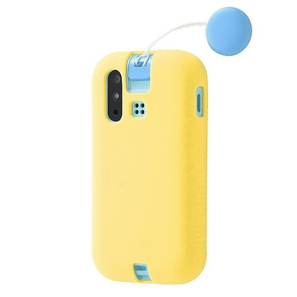 シリコンケース シルキータッチ/イエロー