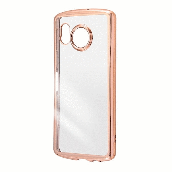 耐衝撃 TPUソフトケース METAMORU/ピンクゴールド