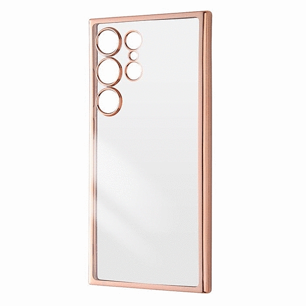 精密設計 TPUソフトケース META Perfect/ピンクゴールド