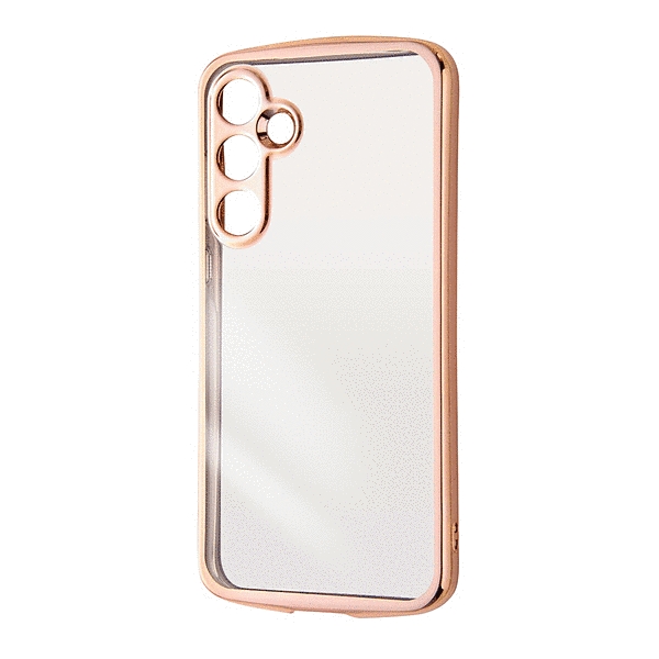 耐衝撃 精密設計 TPUソフトケース METAMORU/ピンクゴールド