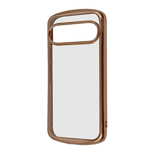 耐衝撃 精密設計 TPUソフトケース METAMORU/ピンクゴールド