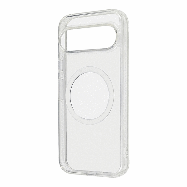 MagSafe対応 マグネットアクセサリー対応 衝撃吸収 バンパー ハイブリッドケース/クリア